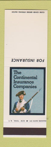 Matchbook Cover - Continental Insurance Companies SAMPLE