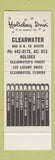 Matchbook Cover - Holiday Inn Clearwater FL Holidex SAMPLE