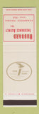Matchbook Cover - Hubbard Insurance Agency Kilmarnock VA SAMPLE