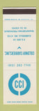 Matchbook Cover - Coldway Carriers Trucking Clarksville IN refrigerated SAMPLE