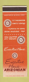 Matchbook Cover - Executive House Arizonian Scottsdale AZ SAMPLE