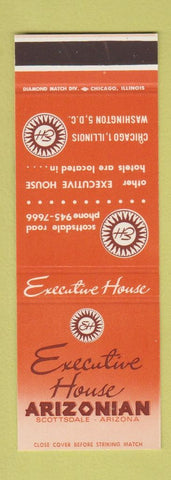 Matchbook Cover - Executive House Arizonian Scottsdale AZ SAMPLE