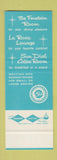 Matchbook Cover - Executive House Arizonian Scottsdale AZ SAMPLE
