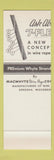 Matchbook Cover - MacWhyte Wire Rope Kenosha WI MISCUT SAMPLE
