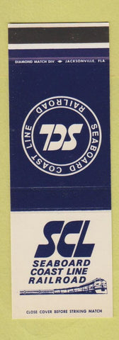 Matchbook Cover - Seaboard Coast Line Railroad SAMPLE