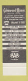 Matchbook Cover - Glenwood Manor Motor Hotel Overland Park KS SAMPLE