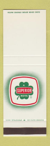 Matchbook Cover - Superior Motels SAMPLE