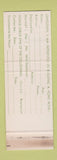 Matchbook Cover - Uni Crest Homes Mid State Corporation Montgomery AL SAMPLE