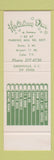 Matchbook Cover - Holiday Inn Greenville SC Holidex SAMPLE