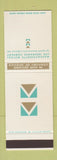 Matchbook Cover - Massachusetts Mutual Life Insurance MA SAMPLE