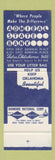 Matchbook Cover - Admiral State Bank Tulsa Okk Anti Litter WEAR SAMPLE