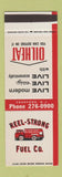 Matchbook Cover - Reel Strong Fuel heating oils Cranford NJ SAMPLE