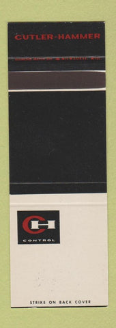 Matchbook Cover - Cutler Hammer Control SAMPLE