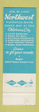 Matchbook Cover - Northwest National Bank Oklahoma City OK SAMPLE