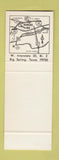 Matchbook Cover - Ramada Inns Big Spring TX SAMPLE