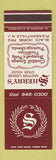 Matchbook Cover - Sherry's Motor Lodge Pleasantville NJ SAMPLE