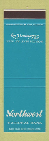 Matchbook Cover - Northwest  National Bank Oklahoma City OK SAMPLE