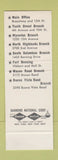 Matchbook Cover - Columbus Bank and Trust Company Columbus GA SAMPLE