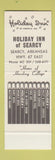 Matchbook Cover - Holiday Inn Searcy AR SAMPLE