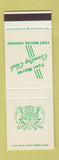 Matchbook Cover - Fort Wayne IN Country Club SAMPLE
