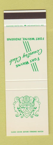 Matchbook Cover - Fort Wayne IN Country Club SAMPLE