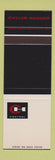 Matchbook Cover - Cutler Hammer Control Motor Control switches SAMPLE