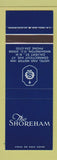 Matchbook Cover - The Shoreham Hotel Washington DC SAMPLE