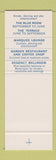 Matchbook Cover - The Shoreham Hotel Washington DC SAMPLE