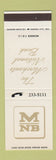 Matchbook Cover - Merchants National Bank NO TOWN SAMPLE