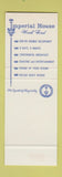 Matchbook Cover - Imperial House Motels SAMPLE