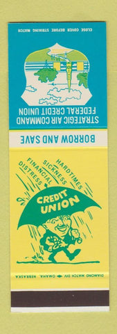 Matchbook Cover - Strategic Air Command SAC Credit Union military SAMPLE