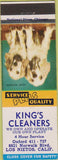 Matchbook Cover - King's Cleaners Los Nietos CA