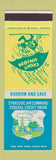 Matchbook Cover - Strategic Air Command Credit Union military SAMPLE