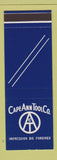 Matchbook Cover - Cape Ann Tool Impression Die Forgings Pigeon Cove MA SAMPLE