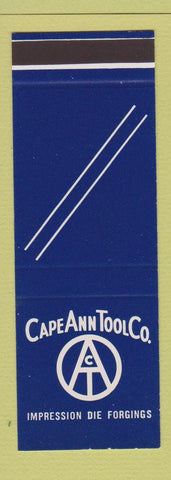 Matchbook Cover - Cape Ann Tool Impression Die Forgings Pigeon Cove MA SAMPLE