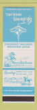 Matchbook Cover - Up Towner Inns nc Roundup Hawaiian Luau SAMPLE