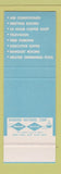 Matchbook Cover - Up Towner Inns nc Roundup Hawaiian Luau SAMPLE