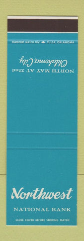 Matchbook Cover - Northwest   National Bank Oklahoma City OK SAMPLE