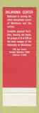 Matchbook Cover - University of Oklahoma Norman OK Continuing Education SAMPLE