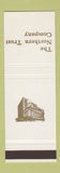 Matchbook Cover - The Northern Trust Company Chicago IL bank SAMPLE