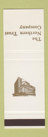 Matchbook Cover - The Northern Trust Company Chicago IL bank SAMPLE