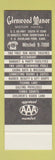 Matchbook Cover - Glenwood Manor Overland Park KS Best Western SAMPLE