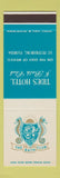 Matchbook Cover - Tides Hotel Bath Club St Petersburg FL SAMPLE