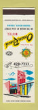 Matchbook Cover - Ocean Ranch Motel Virginia Beach VA Quality Motels SAMPLE