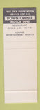 Matchbook Cover - Downtowner Motor Inns Jackson MS SAMPLE