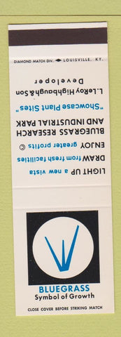 Matchbook Cover - Bluegrass Research Park Louisville KY SAMPLE