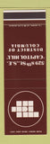 Matchbook Cover - Bank? Washington DC  SAMPLE