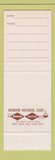 Matchbook Cover - Bank? Washington DC  SAMPLE