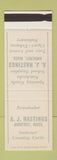 Matchbook Cover - Hastings News Stationer Cards Amherst MA SAMPLE