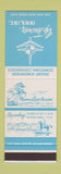 Matchbook Cover - Up Towner Inns Inc Hawaiian Luau Roundup SAMPLE